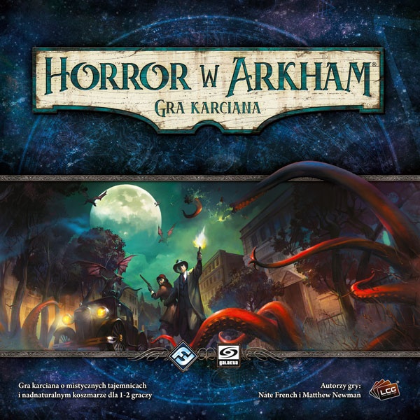 Okładka gry karcianej Horror w Arkham
